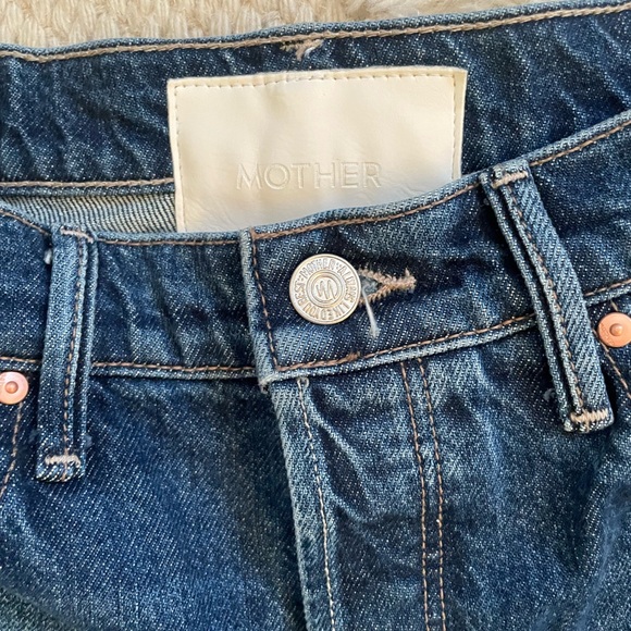 New Mother The Spitfire Nerdy Cuff Jeans - Picture 4 of 8